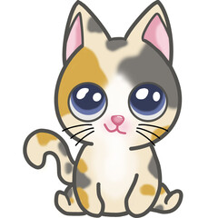 Cute calico cat