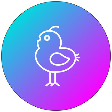 recommend clip art: Baby Chick vector icon. Can be used for Carnival iconset.