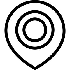 Vector Icon Gps, location, pin, map, marker