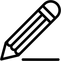 Vector Icon Notes, pen, pencil, review, write