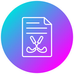 Commercial Course vector icon. Can be used for Golf iconset.