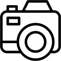 Vector Icon Camera, digital, dslr, photo, picture