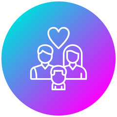 Parenting Style vector icon. Can be used for Child Adoption iconset.