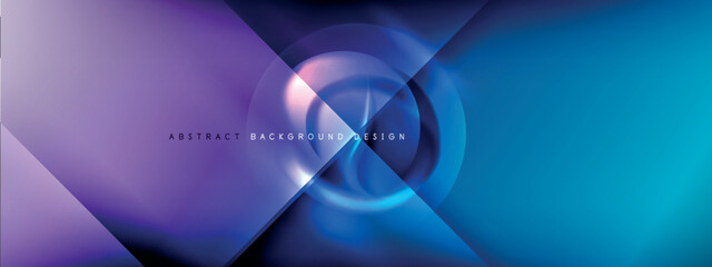 Color gradient shadows and light effects background. Lens flares and circles design. Trendy simple fluid color gradient abstract background with dynamic straight shadow line effect