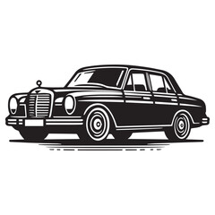 Vintage Car silhouette