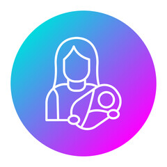 Lactation Room vector icon. Can be used for Coworking Space iconset.