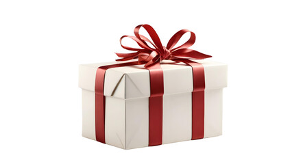 Obraz premium Gift box with ribbon and bow Birthday celebration concept Neural network