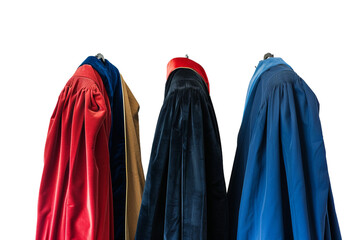 Academic Robes on transparent background