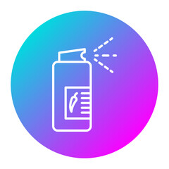 Pepper Spray vector icon. Can be used for Crime Investigation iconset.