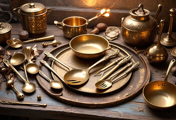 old kitchen utensils
