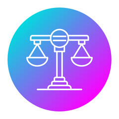 Equality vector icon. Can be used for Human Rights iconset.