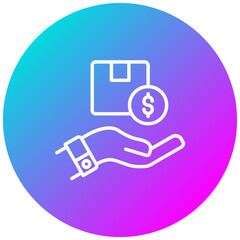 Cash on Delivery vector icon. Can be used for Digital Retail iconset.