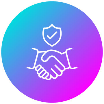 recommend clip art: Trust vector icon. Can be used for Teamwork iconset.