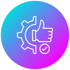 Reliability vector icon. Can be used for Core Values iconset.