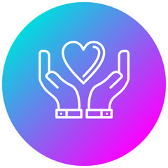 Obraz premium Respect vector icon. Can be used for Core Values iconset.