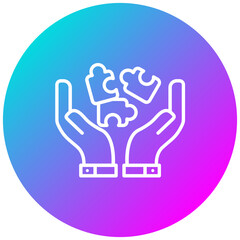 Obraz premium Integrity vector icon. Can be used for Core Values iconset.