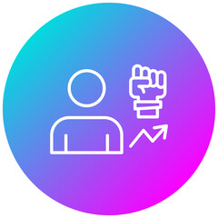 Motivation vector icon. Can be used for Personal Growth iconset.