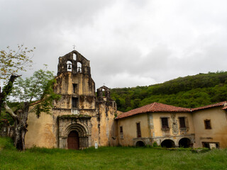 Monastery of Santa María la Real de Obona. Asturias, Spain.