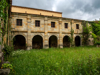 Fototapeta premium Monastery of Santa María la Real de Obona. Asturias, Spain.