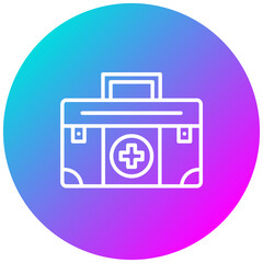 Medical Aid vector icon. Can be used for Survey iconset.