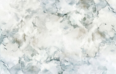 Abstract grey watercolor background with white clouds, smudged ink brush strokes in light gray and dark blue. Created with Ai