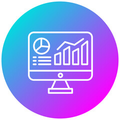 Dashboard vector icon. Can be used for Business Performance iconset.