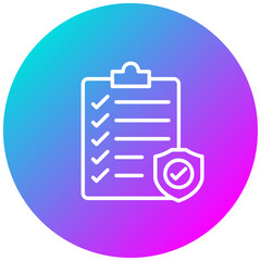 Regulatory Compliance vector icon. Can be used for Business Performance iconset.