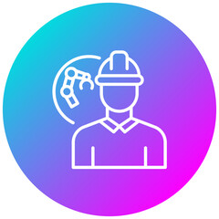 Industrial Engineering vector icon. Can be used for Mass Production iconset.