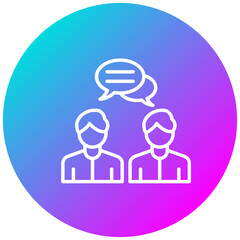 Communication vector icon. Can be used for Action Plan iconset.