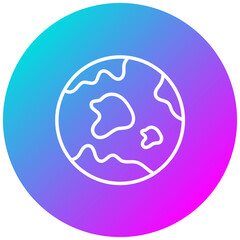 Earth vector icon. Can be used for Business and HR iconset.