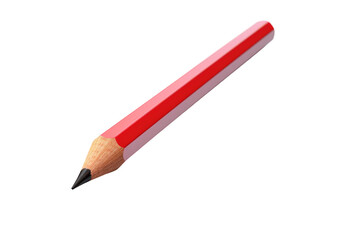 The Blushing Brush: A Tale of a Pink Pencil on a White or Clear Surface PNG Transparent Background.