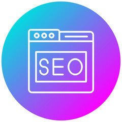 Web Seo vector icon. Can be used for Business and HR iconset.