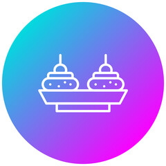 Tapas vector icon. Can be used for World Cuisine iconset.