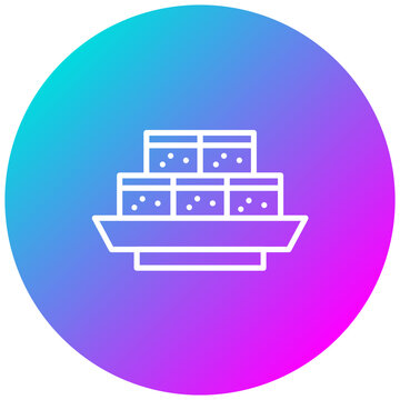 recommend clip art: Cornbread vector icon. Can be used for World Cuisine iconset.