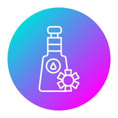Aromatherapy vector icon. Can be used for Spa iconset.