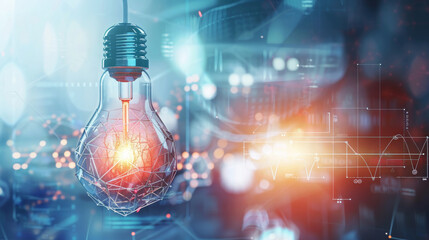 Creative Brainstorming Light bulb