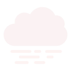 Vector Icon Cloud, cold, fog, fogy, weather