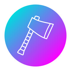 Hatchet vector icon. Can be used for Home Improvements iconset.
