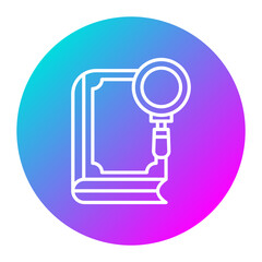 Reference vector icon. Can be used for Literature iconset.