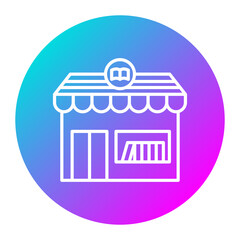 Book Store vector icon. Can be used for Literature iconset.