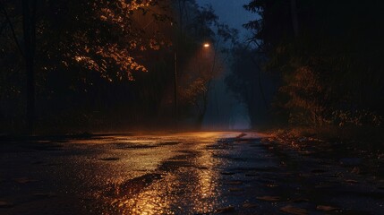 Inscriptions Over Time on the Road during the Evening