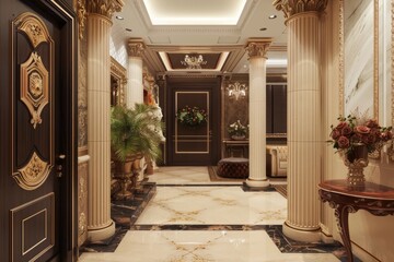 Classical Entrance Hall Interior