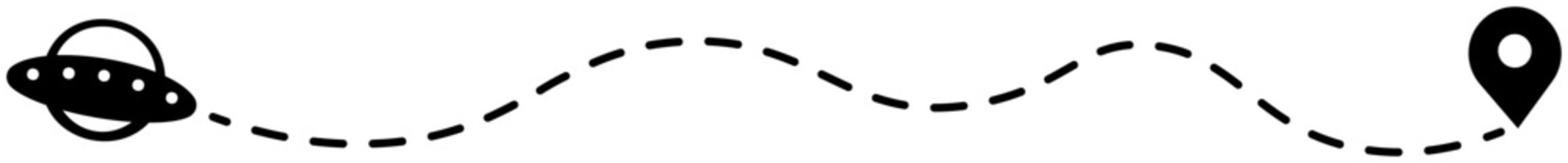 spaceships or NLO route icon 