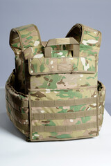Bulletproof vest, Tactical body armor bulletproof vests hidden with additional pockets, camouflage