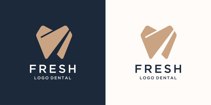 Dental care Tooth logo design