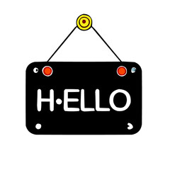 illustration of a sign