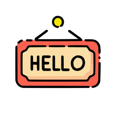 illustration of a sign