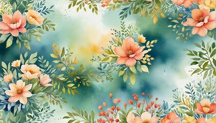 Fototapeta premium Floral Wall Art