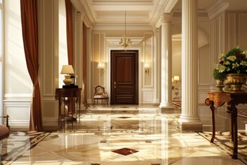 Classical Entrance Hall Interior