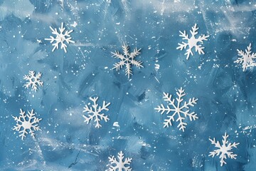 Winter frost patterns on glass. Ice crystals or cold winter background - generative ai. Beautiful simple AI generated image in 4K, unique.